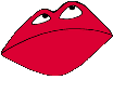 Gif animé bouche parle